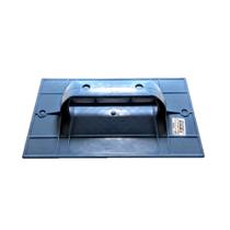 Desempenadeira Injerest Plástica 18cm x 30cm Azul Corrugada