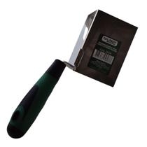 Desempenadeira inox canto externo massa drywall steel wood frame nauber