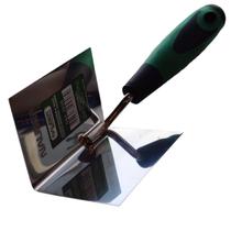 Desempenadeira inox canto interno massa drywall steel wood frame nauber