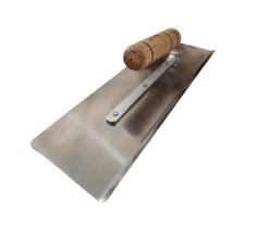 Desempenadeira Inox Lisa Borda Curva 35X12 P.A.G Cabo Aberto
