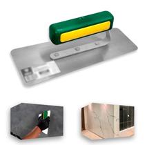 Desempenadeira Lisa Galo 308/00 308/05 24x10cm Cabo Aberto Massa Corrida Efeitos Decorativos Pedreiros Pintores Azulejistas Profissional Verde/Rosa Desempenadeira Lisa Galo 308/00 308/05 24x10cm Cabo Aberto Massa Corrida Efeitos Decorativos Pedreiros Pintores Azulejistas Profissional Verde/Rosa