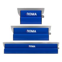 Desempenadeira Nivel Pro Berox Aço Inox 25cm 40cm 60cm Roma