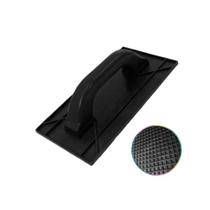 Desempenadeira Plástica Estriada Preta - Gerplast, Tamanho: 14x27cm