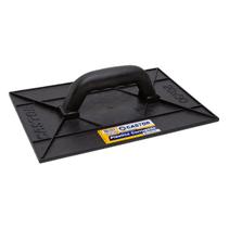 Desempenadeira plástica pvc corrugada cód 127 castor 20x30cm plástico cabo ergonômico nivelar revestir com argamassa Desempenadeira plástica pvc corrugada cód 127 castor 20x30cm plástico cabo ergonômico nivelar revestir com argamassa