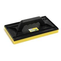 Desempenadeira Pvc Castor C/ Espuma 15x26cm Preta