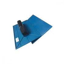 Desempenadeira Pvc Emave Azul Lisa 15 X26Cm - Kit C/6 Peca