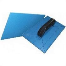 Desempenadeira Pvc Emave Azul Lisa 18 X30Cm - Kit C/6 Pecas