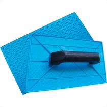 Desempenadeira Pvc Emave Corrug. 16 Azul - Kit C/6 PC Desempenadeira Pvc Emave Corrug. 16 Azul - Kit C/6 PC