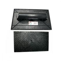 Desempenadeira Pvc Giraldi 16X28 Corrugada Preta Desempenadeira Pvc Giraldi 16X28 Corrugada Preta