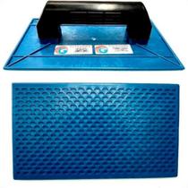 Desempenadeira Pvc Giraldi 22X34 Corrugada Azul Desempenadeira Pvc Giraldi 22X34 Corrugada Azul