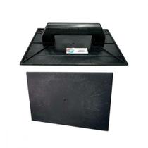 Desempenadeira Pvc Giraldi 22X34 Lisa Preta Desempenadeira Pvc Giraldi 22X34 Lisa Preta