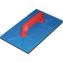 Desempenadeira Pvc Zumplast 22X35 Com Borracha Azul 2392