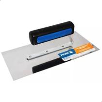 Desempenadeira Tigre Aço Inox Cabo Aberto -25cm Para Massas E Texturas