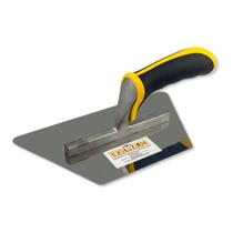 Desempenadeira Trapézio Rígida 1302 Evolution Lâmina Inox Lisa 0,5mm Cabo Emborrachado Acabamento Fino Canto Reto Aplicação em Texturas Decorativas Desempenadeira Trapézio Rígida 1302 Evolution Lâmina Inox Lisa 0,5mm Cabo Emborrachado Acabamento Fino Canto Reto Aplicação em Texturas Decorativas