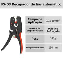 Desencapador De Fios Automático Leve De 140g, Alicate De Crimpagem Multifuncional Portátil Para Desencapador De Fios Automático Leve De 140g, Alicate De Crimpagem Multifuncional Portátil Para