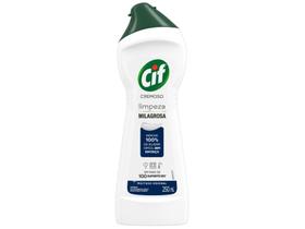 Desengordurante CIF Cremoso Limpeza Milagrosa Remove 100% da Sujeira 250ml