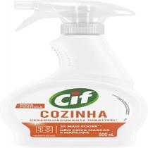 Desengordurante Cozinha Cif 500ml Spray Derrete Gordura Desengordurante Cozinha Cif 500ml Spray Derrete Gordura