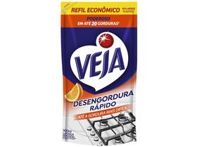 Desengordurante Veja Veja Cozinha Sachê Cremoso - Laranja Refil 400ml Desengordurante Veja Veja Cozinha Sachê Cremoso - Laranja Refil 400ml