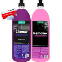 Desengraxante Removex + Alumax Limpa Alumínio 1,5L Vintex
