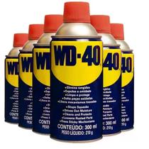 Desengripante Lubrificante Multiuso WD40 - Kit com 6 Latas de 300ml