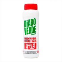 Desentupidor Alcalino Granulado Diabo Verde 300g Desentupidor Alcalino Granulado Diabo Verde 300g