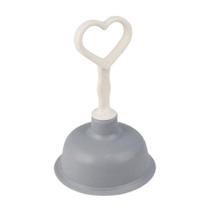 Desentupidor de Pia Cabo Removível Plástico Coração 16,5cm