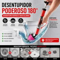 Desentupidor de Pia e Vaso Sanitário Alta Pressão com Borracha 150mm Bomba de Sucção Manual Duhome Desentupidor de Pia e Vaso Sanitário Alta Pressão com Borracha 150mm Bomba de Sucção Manual Duhome