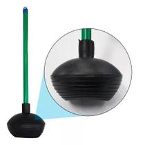 Desentupidor De Vaso Sanitário De Borracha Cabo Madeira 60cm Desentupidor De Vaso Sanitário De Borracha Cabo Madeira 60cm