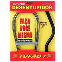 Desentupidor Encanamento Manual Mola Para Cano Entupido Pia Esgoto Vaso Ralo Tufão 15 Metros