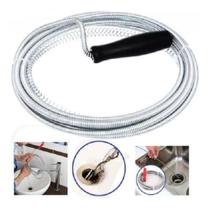 Desentupidor Manual Em Aço Tanque Ralo Pia Cozinha Cano 1,3m - Startools Desentupidor Manual Em Aço Tanque Ralo Pia Cozinha Cano 1,3m - Startools