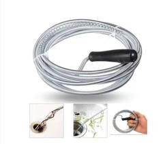 Desentupidor Manual Mola Para Pia Esgoto Vaso Ralo Flexível 1,3 Metros