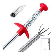 Desentupidor Ralo Cuba Pia Vaso Cano Pinça Pegador De Cabelo - 60cm Desentupidor Ralo Cuba Pia Vaso Cano Pinça Pegador De Cabelo - 60cm