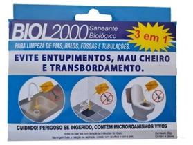 Desentupidor Saneante Biologico Cartela C/ 4 Saches