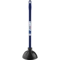 Desentupidor Sanitário de Borracha com Cabo em Madeira Azul Sanilux Bettanin Desentupidor Sanitário de Borracha com Cabo em Madeira Azul Sanilux Bettanin
