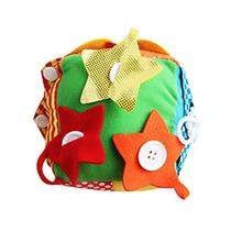 Desenvolvimento Intelectual, Brinquedos de pano para bebês, Aprendendo a se vestir, Tabuleiro ocup