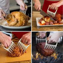 Desfiador De Carne Aço Inoxidável Garra De Urso Para Churrasco