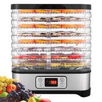 Desidratador de Alimentos 8 Bandejas, Temp. 95ºF-158ºF, 400W, Livre de BPA - COOCHEER