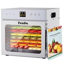 Desidratador de Alimentos Fendia com 8 Bandejas, 30 cm, Aço Inoxidável, 600 W Desidratador de Alimentos Fendia com 8 Bandejas, 30 cm, Aço Inoxidável, 600 W