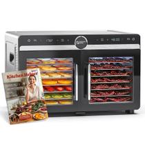 Desidratador de Alimentos Magic Mill DualZone com 16 Bandejas de Aço Inoxidável