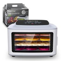 Desidratador de Alimentos Septree com 4 Bandejas de Aço Inoxidável e Painel Digital Desidratador de Alimentos Septree com 4 Bandejas de Aço Inoxidável e Painel Digital