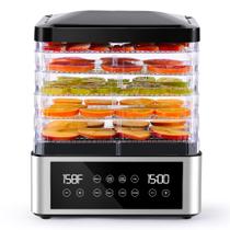 Desidratador de Alimentos Tupoyi 5 Bandejas 29 cm Controle One-Touch Desidratador de Alimentos Tupoyi 5 Bandejas 29 cm Controle One-Touch