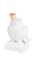 Design de elefante branco Match Strike Jonathan Adler