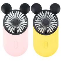 Design de mouse Mini Fan Kbinter USB recarregável de 3 velocidades