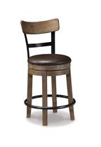 Design exclusivo de banqueta de bar de Ashley Pinnadel Swivel 24,25" Design exclusivo de banqueta de bar de Ashley Pinnadel Swivel 24,25"