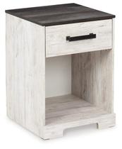 Design exclusivo de mesa de cabeceira de Ashley Shawburn 1 gaveta Design exclusivo de mesa de cabeceira de Ashley Shawburn 1 gaveta