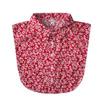 Design floral encantador de gola falsa para mulheres