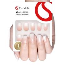 Design gradiente de capa completa do gel macio Curvlife Press on Nails Design gradiente de capa completa do gel macio Curvlife Press on Nails