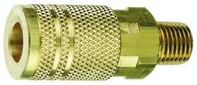 Design I/M Tru-Flate 13-225 1/4" x acoplador de latão MNPT de 1/4"