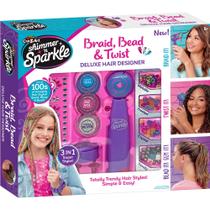 Designer de cabelo Cra-Z-Art Shimmer 'n Sparkle Braid Bead and Twist Designer de cabelo Cra-Z-Art Shimmer 'n Sparkle Braid Bead and Twist
