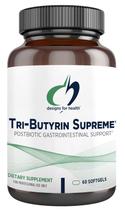 Designs de suplementos para a saúde Tri-Butyrin Supreme 60 cápsulas gelatinosas